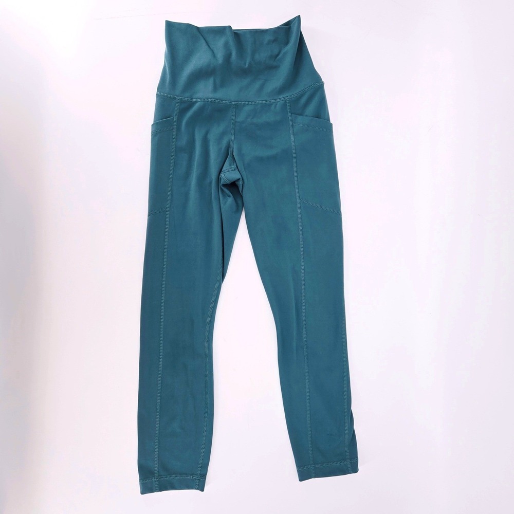 Yogaliciousโ Lux High Rise Side Pocket Leggings Teal Blue Size XS